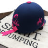 Spirit of Jumping - Casco equitacion personalizado_azul y fucsia 3