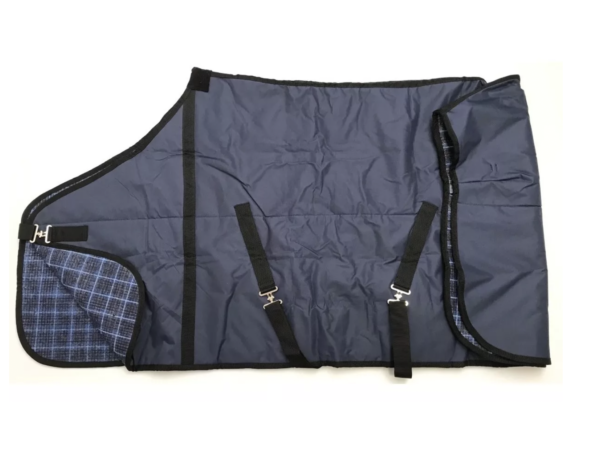 1 AZUL MR Manta para caballo invierno : cordura y frazada