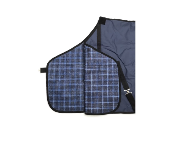 2 AZUL MR Manta para caballo invierno : cordura y frazada